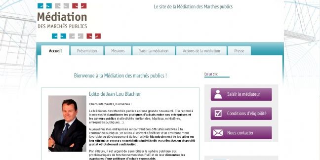Un site pour tout savoir sur la médiation des marchés publics