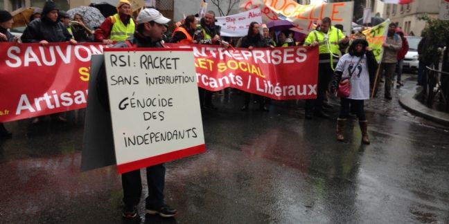 Les petits patrons descendent dans la rue pour revendiquer une baisse des charges