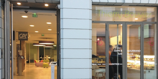 Une boulangerie dans... une agence bancaire