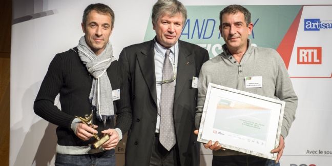 Stéphane Gérard et Sébastien Carré sont les Artisans Communicants 2015
