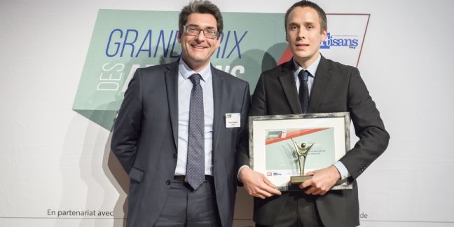 John Mossot remporte le prix de la Jeune Entreprise Artisanale