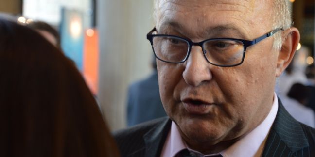 Michel Sapin, ministre des Finances, sur le salon Planète PME
