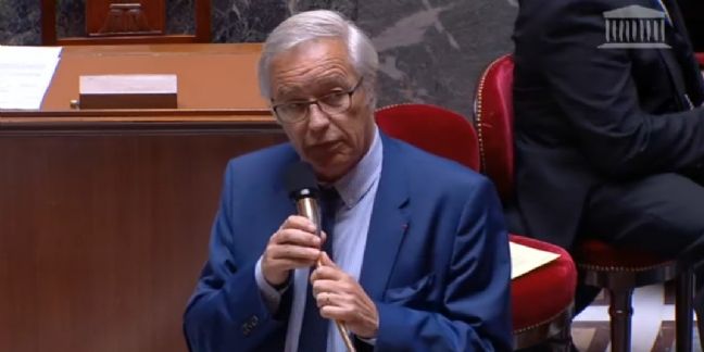 François Rebsamen à l'Assemblée Nationale le 23 juillet 2015