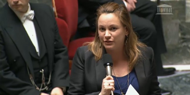 Axelle Lemaire, lors de la première lecture à l'Assemblée nationale le 20 janvier 2016.
