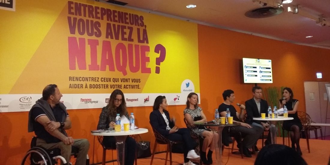 Salon SME : quand des sportifs parlent aux entrepreneurs