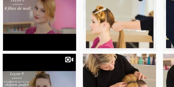 A Paris, une coiffeuse dispense des conseils sur le web