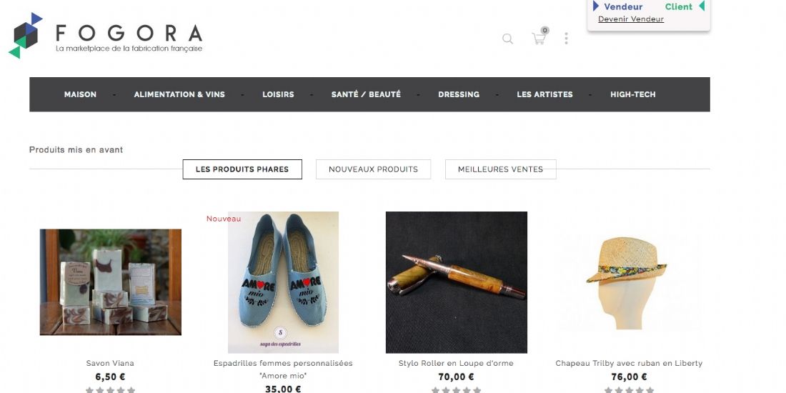 Fogora, une marketplace dédiée au made in France