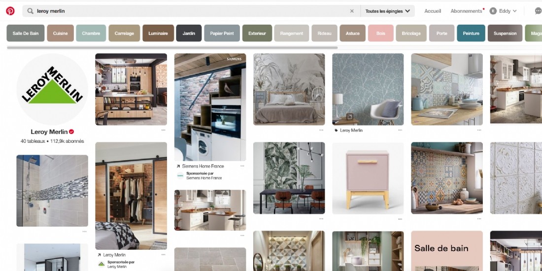 Pinterest lance Catalogues et Shopping Ads en France