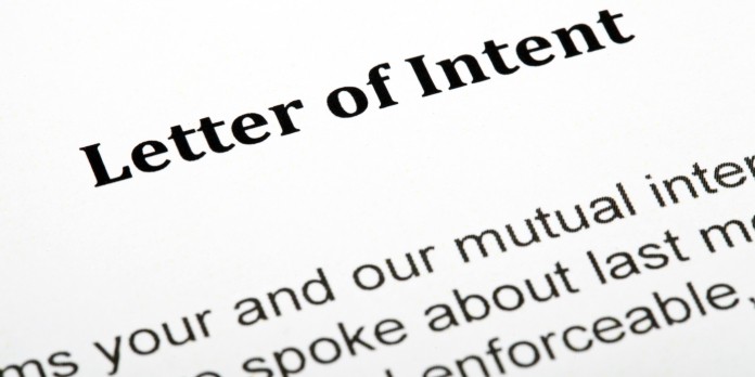 Lettre d'intention : les objectifs