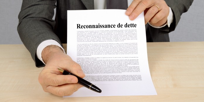 Reconnaissance de dette : la rédaction