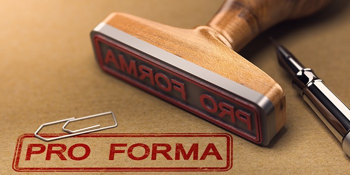 Les principes de la facture proforma