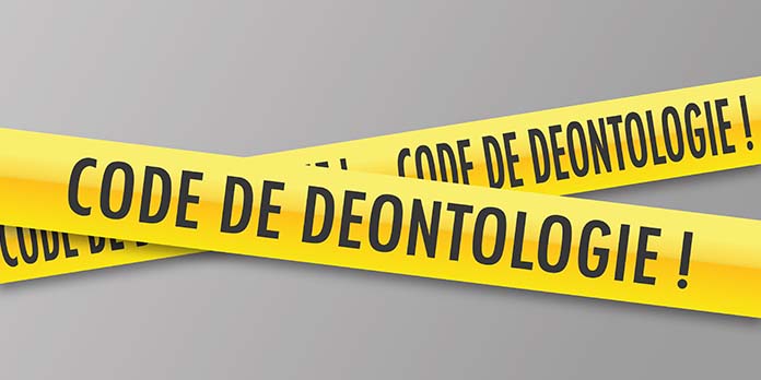 Quelles sont les obligations des professionnelles au code de déontologie ?